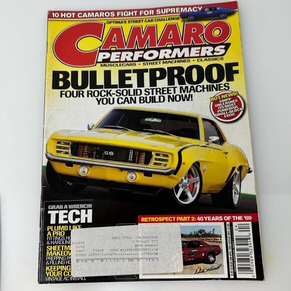 Camaro Performers Magazine April 2009 Issue Bulletproof Street Machines - Picture 1 of 9